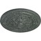 Ekena Millwork Vincent Ceiling Medallion (Fits Canopies up to 6"), Hand-Painted Athenian Green Crackle, 26"OD x 3"P CM26VIAGC - alternate 3